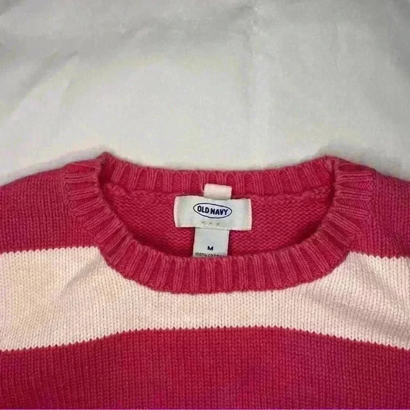 Pink & White Stripe Sweater - Picture 4 of 5